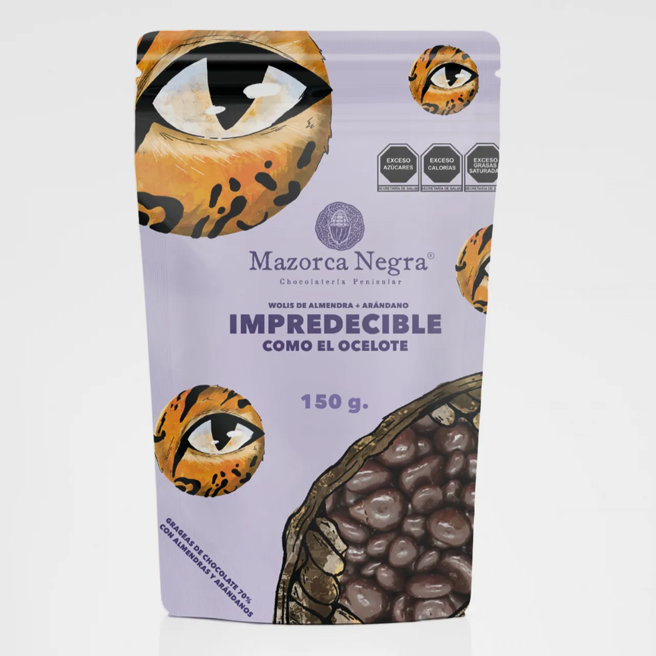Wolos Almendras y Arándanos 70% Cacao